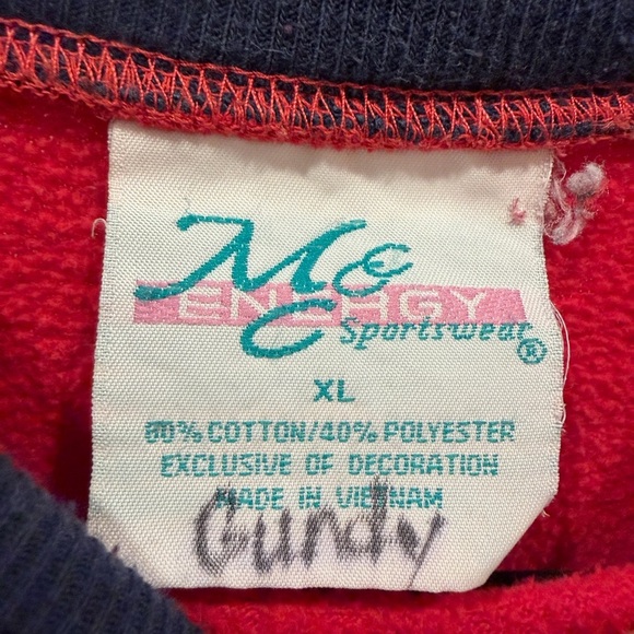 VTG 90s Christmas Tree Grandparent Crewneck Sweater - Picture 3 of 4